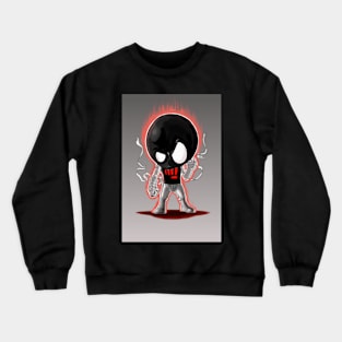 The fist cartoon Crewneck Sweatshirt